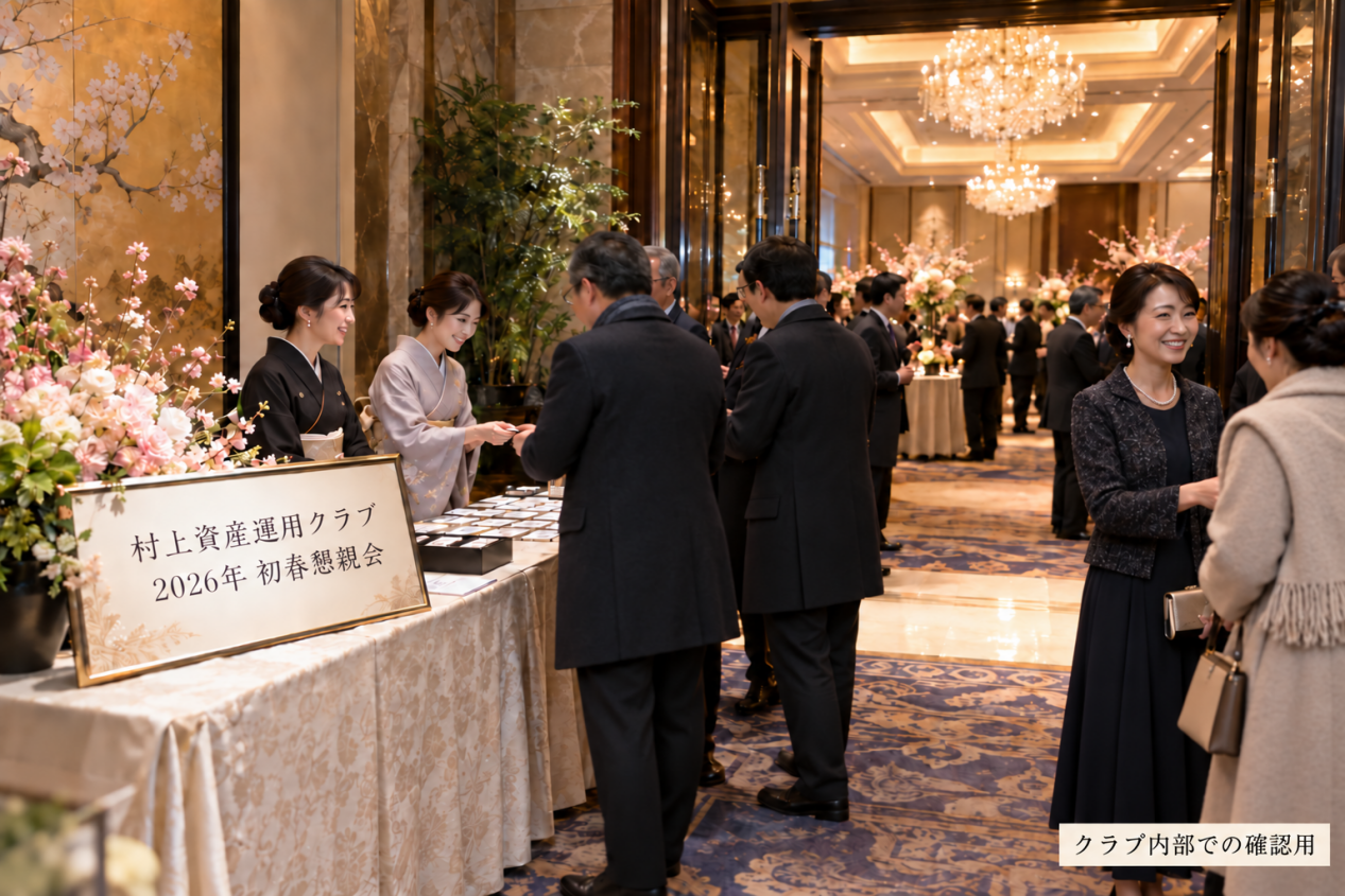 クラブ懇親会の様子
